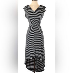 EUC Mossimo High Low V-neck Striped Dress Size XS